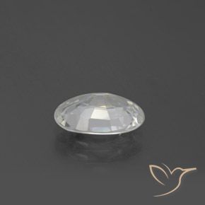 Circón Blanco cálido natural de 2.64 ct, Ovalada, VVS