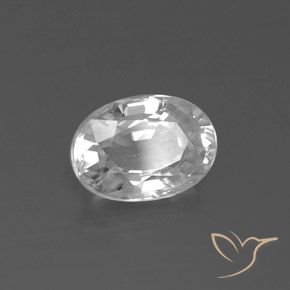 Circón Blanco natural de 2.25 ct, Ovalada, VVS