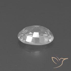 Circón Blanco natural de 2.25 ct, Ovalada, VVS