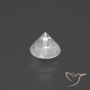 Circón Blanco natural de 2.31 ct, Redondo, VVS-VS
