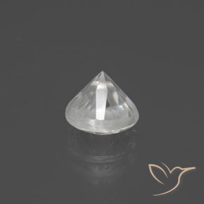 Circón Blanco natural de 2.63 ct, Redondo, VVS-VS