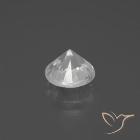 Circón Blanco natural de 2.39 ct, Redondo, VVS-VS