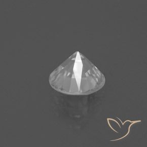 Circón Blanco natural de 2.26 ct, Redondo, VVS-VS