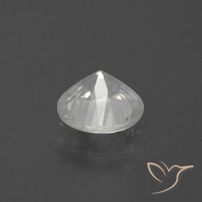 Circón Blanco natural de 2.43 ct, Redondo, VS