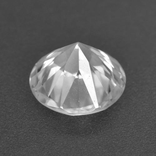 Circón blanco natural de 2,58 ct, corte redondo, VS