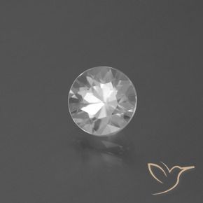 Circón Blanco natural de 2.56 ct, Redondo, VS