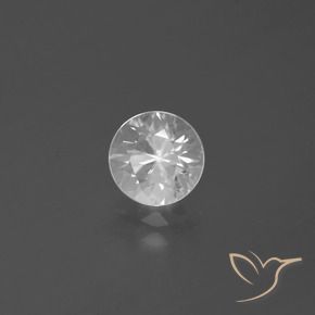 Circón Blanco natural de 1.76 ct, Redondo, VVS-VS