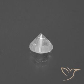 Circón Blanco natural de 1.76 ct, Redondo, VVS-VS