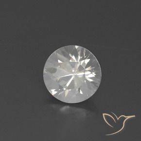 Circón Blanco natural de 2.19 ct, Redondo, VVS