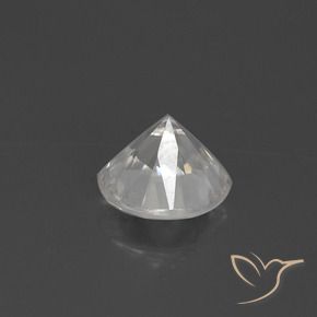 Circón Blanco natural de 2.42 ct, Redondo, VS