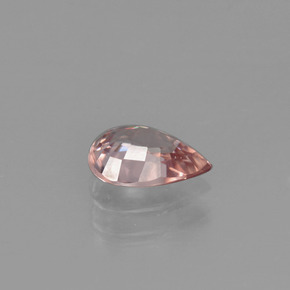 Circón naranja natural de 1,20 ct, en forma de pera, VVS