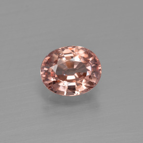 Circón Durazno natural de 1.73 ct, Corte Óvalo, VVS-VS