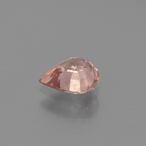 Circón naranja natural de 0,98 ct, en forma de pera, VVS