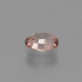 Circón naranja natural de 1,47 ct, corte óvalo, VS