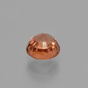 Circón Naranja natural de 1.39 ct, Corte Redondo, VS