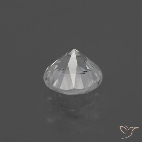 Circón Blanco cálido natural de 1.82 ct, Redondo, VVS-VS