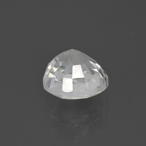 Circón Blanco cálido natural de 3.18 ct, Corte Redondo, VS