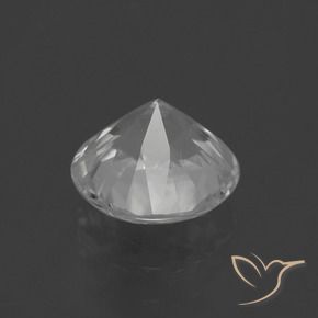 Circón Blanco natural de 2.06 ct, Redondo, VS