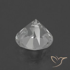 Circón Blanco natural de 2.29 ct, Redondo, VS