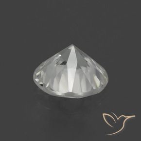 Circón Blanco cálido natural de 1.87 ct, Redondo, VVS-VS