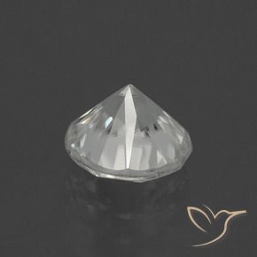 Circón Blanco cálido natural de 1.92 ct, Redondo, VS