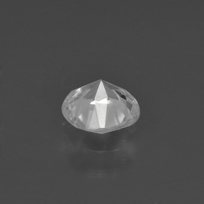 Circón blanco natural de 0,91 ct, corte redondo, VVS-VS