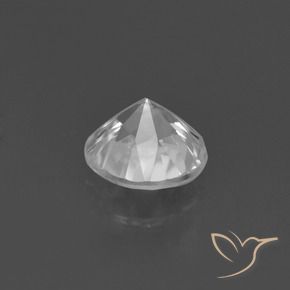 Circón Blanco natural de 1.42 ct, Redondo, VS