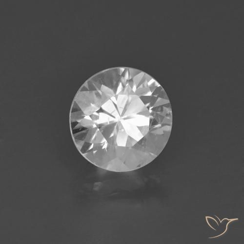 Circón Blanco natural de 1.85 ct, Redondo, VS
