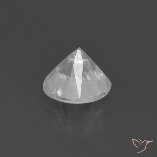 Circón Blanco natural de 1.85 ct, Redondo, VS