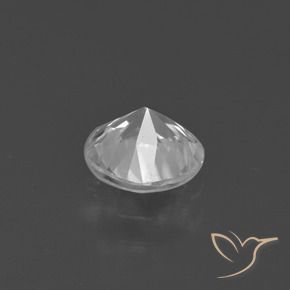 Circón Blanco claro natural de 1.45 ct, Redondo, VVS-VS