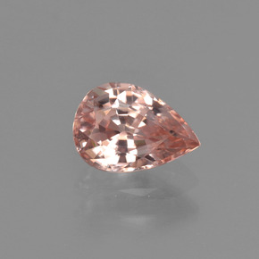 Circón rosa natural de 1,03 ct, en forma de pera, VVS