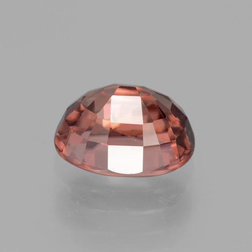 Circón Rosado medio natural de 3.59 ct, Corte Óvalo, VS