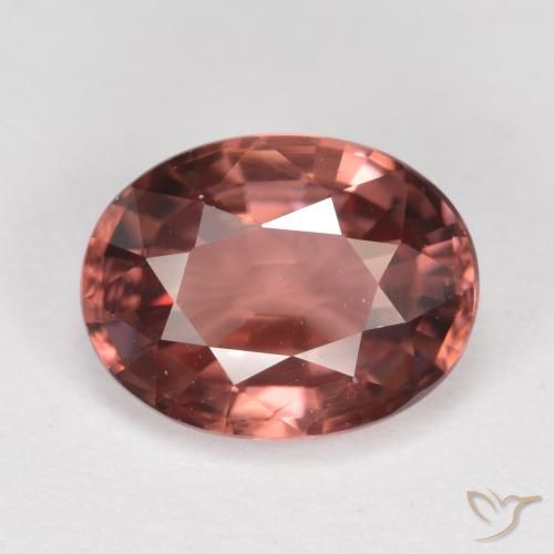 2.77ct Natural Rojo vino Circón, Ovalada, VS