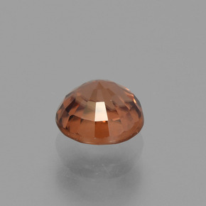 Circón Naranja natural de 0.89 ct, Corte Redondo, VVS-VS