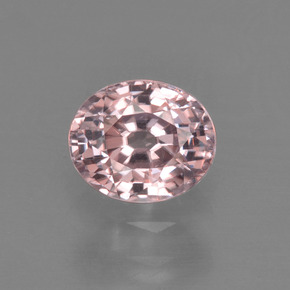 Circón Rosa rosado natural de 0.95 ct, Corte Óvalo, VS