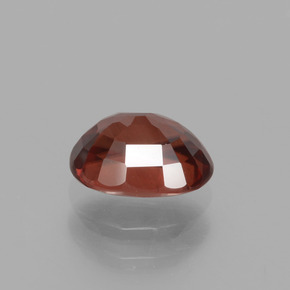 Circón naranja natural de 1,37 ct, corte óvalo, VVS