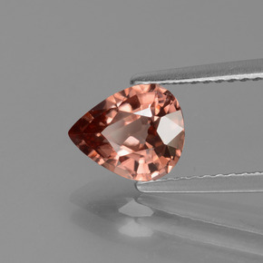 Circón rosa natural de 1,80 ct, en forma de pera, VS
