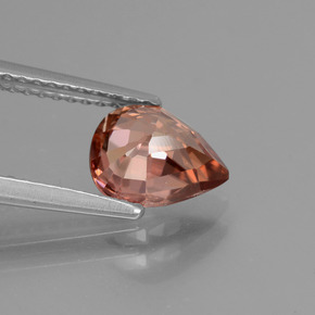 Circón rosa natural de 1,80 ct, en forma de pera, VS