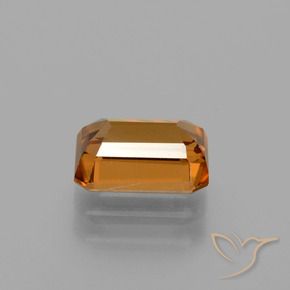 Circón Naranja marrón natural de 1.79 ct, Corte Octágono / Esmeralda, VS