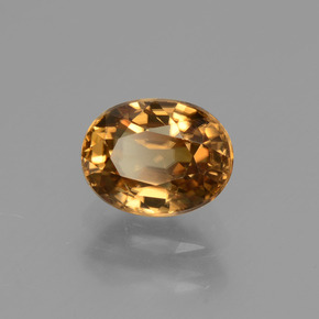 Circón Naranja dorado natural de 2.21 ct, Corte Óvalo, VVS