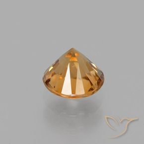 Circón Naranja medio natural de 1.67 ct, Redondo, VS