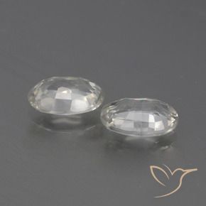 Gemas de Circón Blanco cálido natural de 2.21 ct, Ovalada, VS