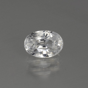 Circón Blanco natural de 1.57 ct, Corte Óvalo, VVS-VS
