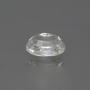 Circón Blanco natural de 1.57 ct, Corte Óvalo, VVS-VS