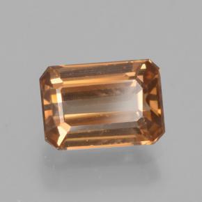 Circón Naranja medio natural de 1.70 ct, corte esmeralda, VVS