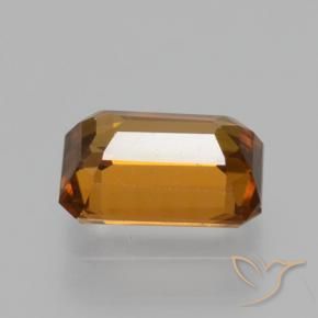 Circón Naranja marrón natural de 1.64 ct, Corte Octágono / Esmeralda, VVS