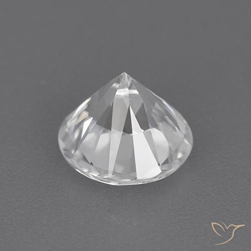 Circón Blanco natural de 1.92 ct, Redondo, VVS