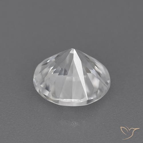 Circón Blanco natural de 1.72 ct, Redondo, VVS
