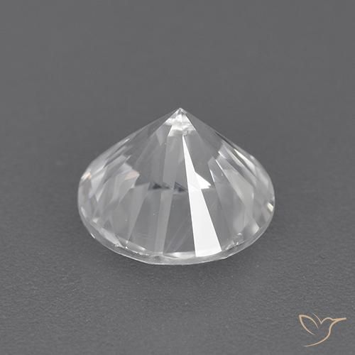 Circón Blanco natural de 2.08 ct, Redondo, VVS