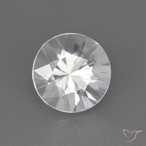Circón Blanco natural de 1.99 ct, Redondo, VVS